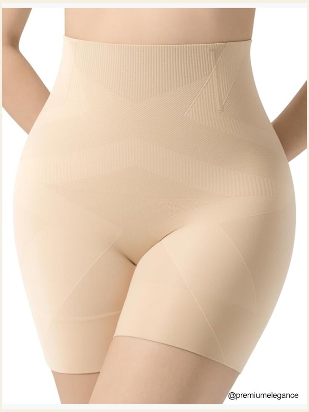 High Waisted Tummy Control Body Shaper Thigh Slimmer Seamless Shapewear Shorts